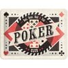 Nostalgic Art 15x20cm Small Wall Hanging Metal Sign Poker