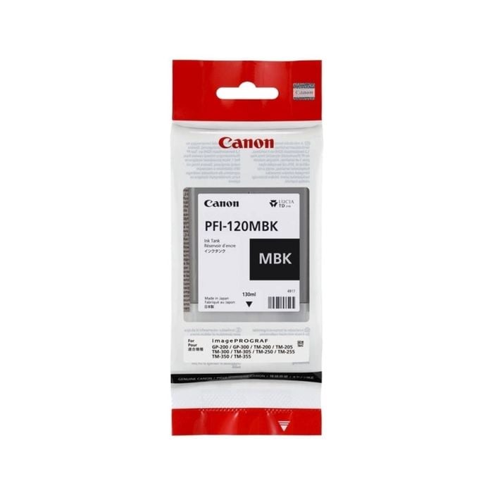 Canon Pfi120 Matte Black Ink