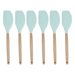 6PK Urban Kitchen Silicone Spatula Mint Green 32x6.5cm Durable Design