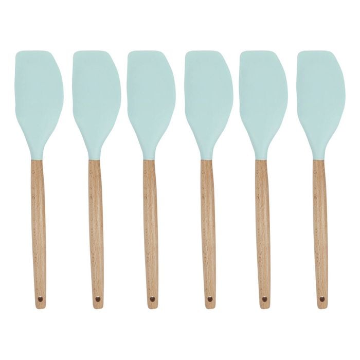 6PK Urban Kitchen Silicone Spatula Mint Green 32x6.5cm Durable Design
