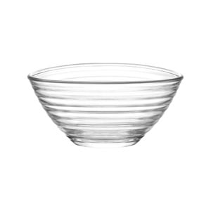 LAV Derin Glass Serving Bowl - Clear Nesting Kitchen Mixing Bowls - 68ml - 7cm