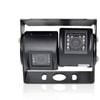 Elinz Dual Twin Joint Bracket 2x 4PIN Heavy Duty 12V/24V CCD Car Truck Reversing Camera MIC 600 TVL