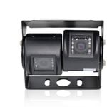 Elinz Dual Twin Joint Bracket 2x 4PIN Heavy Duty 12V/24V CCD Car Truck Reversing Camera MIC 600 TVL