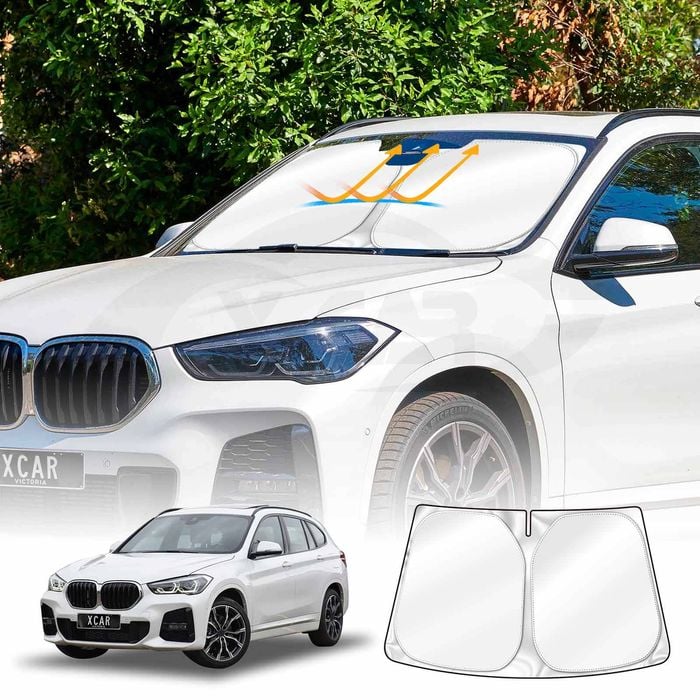 WindScreen Sun Shade for BMW X1 F48 Series 2015-2022 Blocks UV Rays Foldable Wind Screen Visor