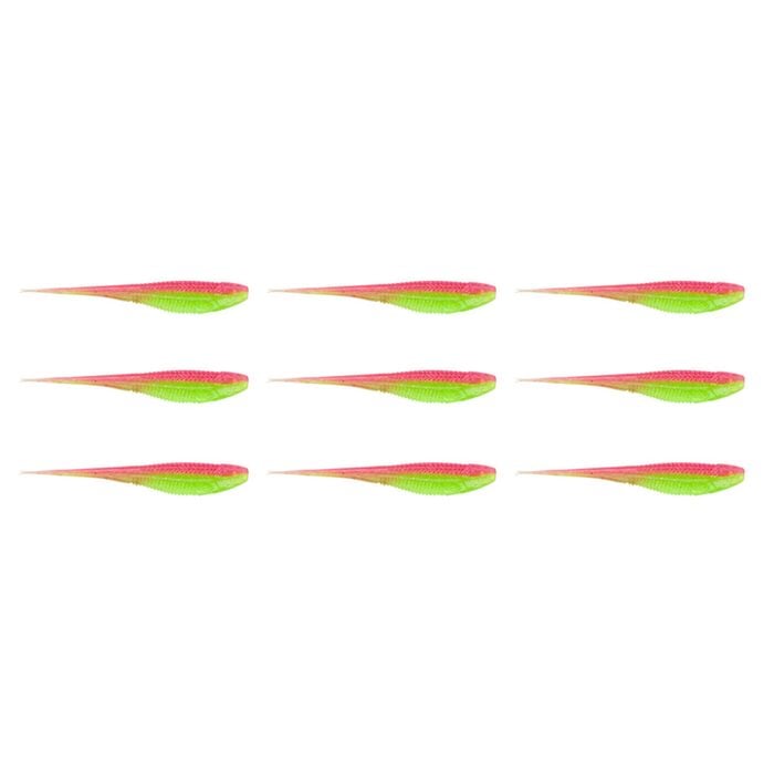 3x 3PK 7In Rapala Crush City The Jerk Soft Plastic Minnow Lures - Bombshell