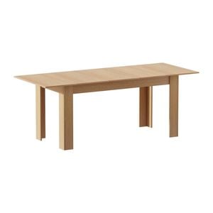 Oikiture 200cm Extendable Dining Table Kitchen Restaurant Cafe Table Natural