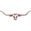 OFFICIAL RMW R.M.Williams Longhorn Car Sticker Decal 70cm Dark Red/Burgundy 70cm wide