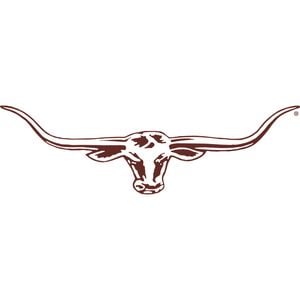 Official Rmw R.m.williams Longhorn Car Sticker Decal 70cm Dark Red/burgundy