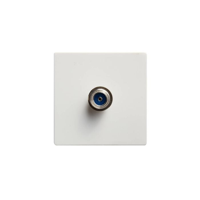 Legrand Como White F Type 3GHz 1 Gang TV Mechanism