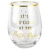 Novelty Christmas Stemless It's 5 O'clock At The 600 ml Drinking Cup