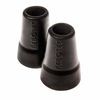 19mm Crutch Tips - Non-Slip Ferrules for Stability and Durability - Black