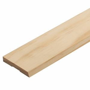Pinetrim 60mm x 10mm x 3m Untreated Clear Pine Single Bevel Arch