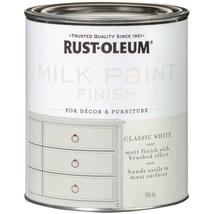 Rust-Oleum 946ml Classic White Milk Paint Finish - Classic White