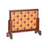 Mini Four In A Row Polished Hardwood 52x16x40cm Outdoor/Indoor Jenjo Boardgame