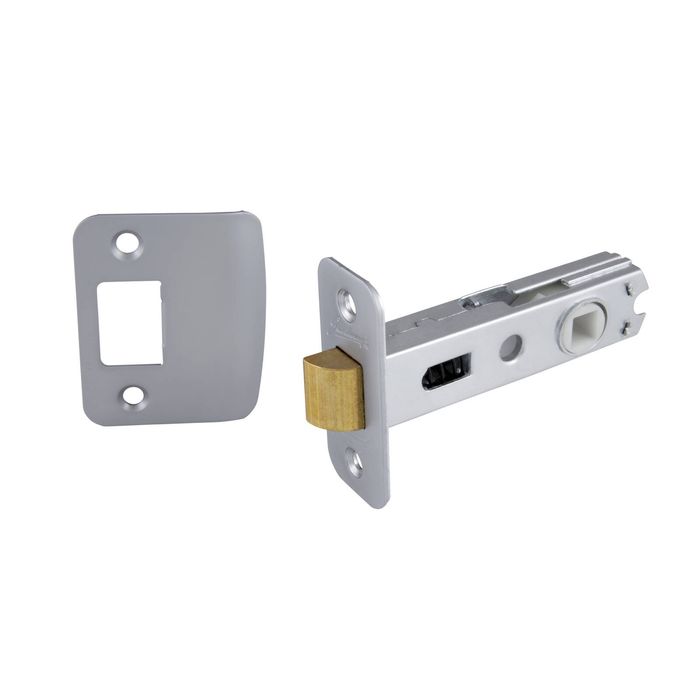 Gainsborough 60mm Satin Chrome 488 Radius Face - Radius Strike