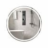 Costway 70CM Round LED Light Mirror Wall Adjust Smart Touch Tempered