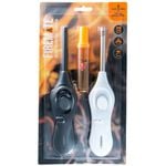 Firemate Multi Purpose Lighters with 15mL Butane Gas Refill - 2 Pack
