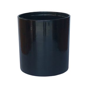 Northcote Pottery 20cm Black Ava Cylinder Pot