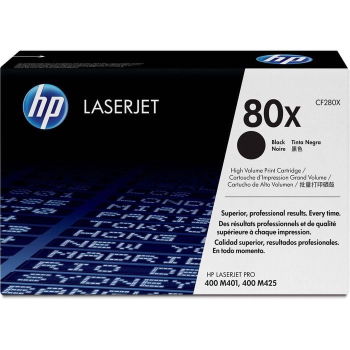 HP #80X Black Toner CF280X