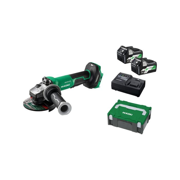 HiKOKI 36V 125mm Grinder with Paddle Switch Kit