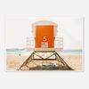 Galrie Premium Lifeguard Stand at Imperial Beach - Perfect for Safety and Style, Poster Only, A3 30 x 42cm (12 x 16inch)