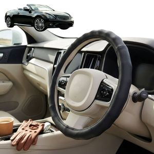 Australian Goose Steering Wheel Cover for Infiniti Q60 2014 - Current (Convertible) Circle Black