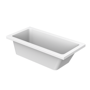 Clearlite 740 x 450mm White Varo Bath - 1525mm
