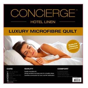 Concierge Hotel Luxury All Season Microfibre Quilt