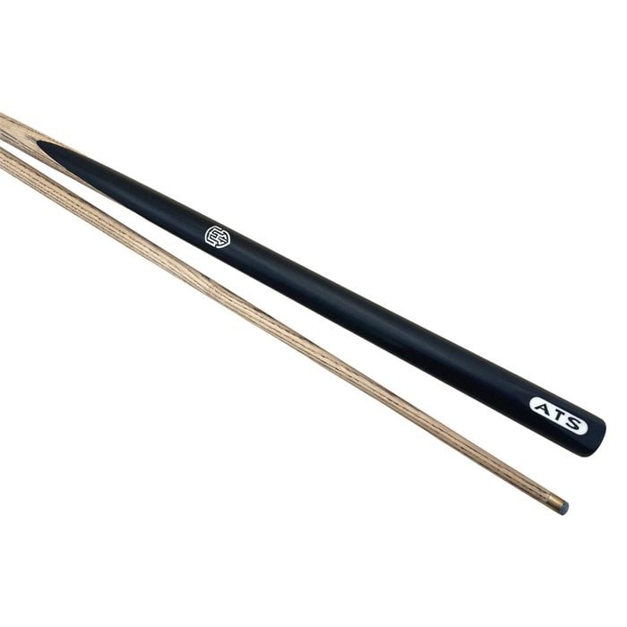 Pioneer Black 57 Inch 2pc Cue American Ash Shaft Wood With Aluminum Logo embedded