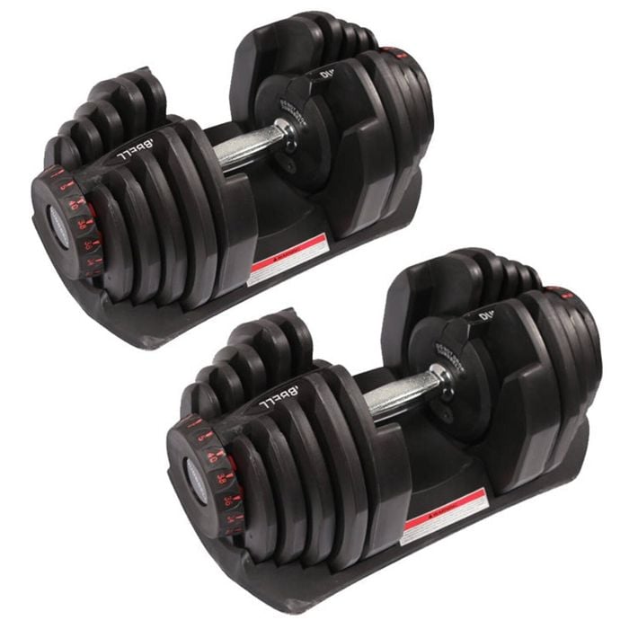 80kg Adjustable Dumbbell Set Home GYM Exercise Equipment Weight 17 Weights 2x 40kg