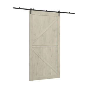 Pillar 2150 x 1000mm Washed Woodgrain PVC Barn Door Complete Kit