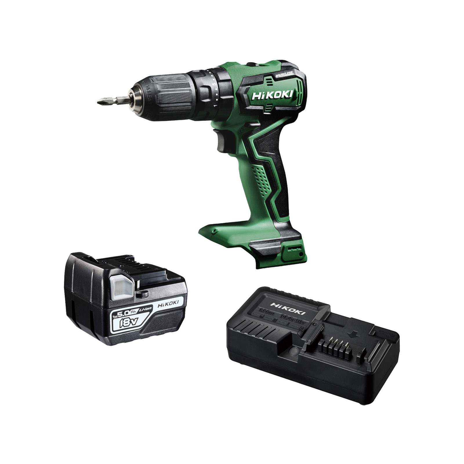 HiKOKI 18V Brushless Impact Driver Drill Kit product image