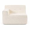Grumpi Furniture Right Loungi Armchair - Boucle Ivory