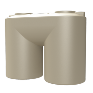 Melro Tanks 5000L Wheat Slimline 5010 Poly Water Tank