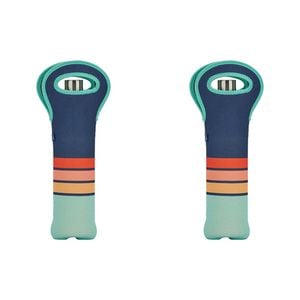 2PK Annabel Trends Neoprene Single Bottle Bag 14x38cm - Navy Sunrise