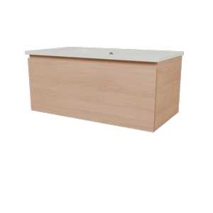 New England Joinery 900mm Slim Alpha Top Wall Hung Vanity