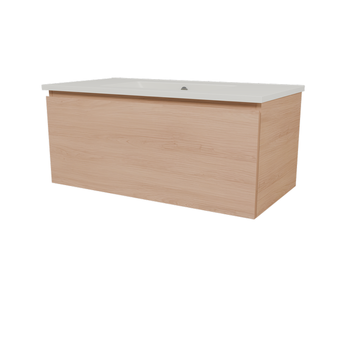 New England Joinery 900mm Slim Alpha Top Wall Hung Vanity