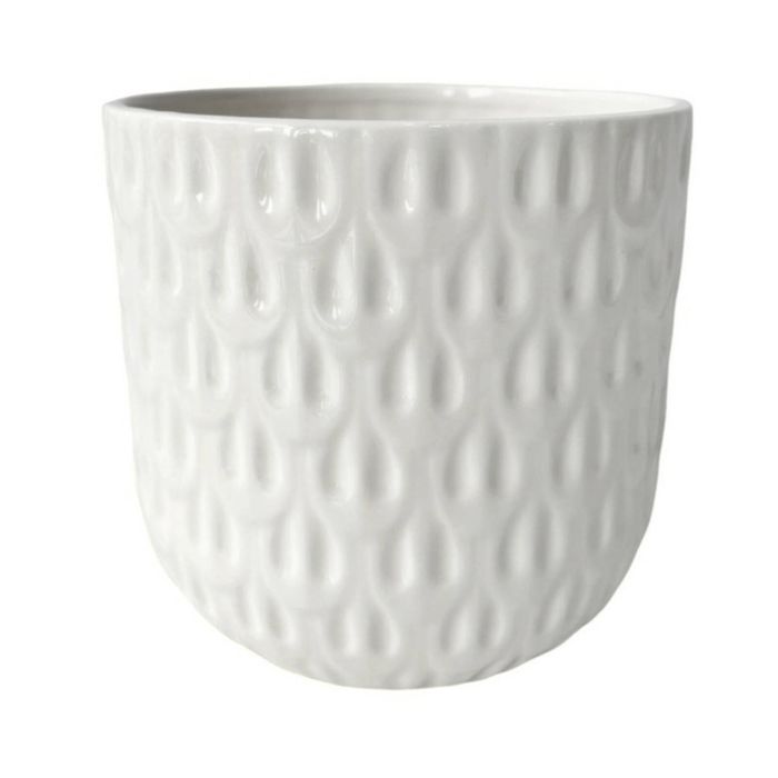 Northcote Pottery 9.5 x 8cm White Numi Mini Egg Ceramic Indoor Pot