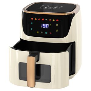 YOPOWER Digital Air Fryer 8L Beige