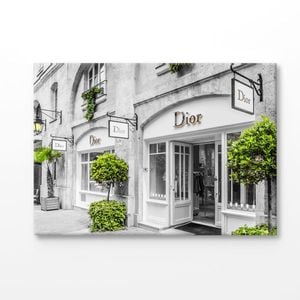 Fashion Store in City Photograph Print 100% Australian Made 75x50cm (Stretched Canvas)