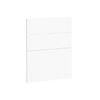 Kaboodle 600mm Nougat Truffle V-Groove 3 Drawer Panels