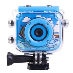 1080p FHD Kids Action Sports Camera 30M Waterproof - Blue