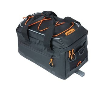 Basil Miles Tarpaulin Trunkbag Mik Black Orange 7l Black/orange
