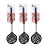 3PK Culinary Kitchen Nylon Stainless Steel Skimmer Cooking Utensil 30cm