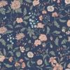 Wallpaper Trader Till Karin Wallpaper Roll 10.05m X 53cm, Navy Blue