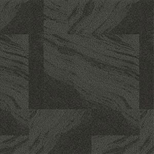 Standard Carpets 1 x 1m Grey Wave Perth Polypropylene Carpet Tile