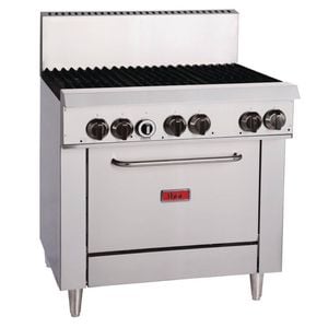 Thor Gas Range 36" With Flame Failure Tr-6f Lpg Oven Kitchen Cooking Appliance
