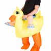 Inflatable Piggyback Ride On Rubber Ducky Adults Costume - One Size