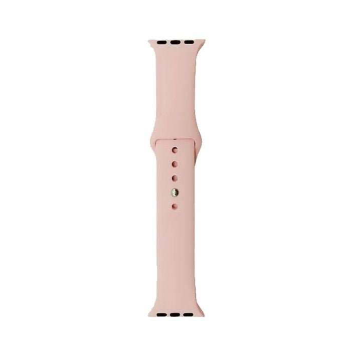 Silicone Sports Watch Band Strap - For Apple iWatch 38mm 40mm 41mm [42mm Series 10] (Pink)