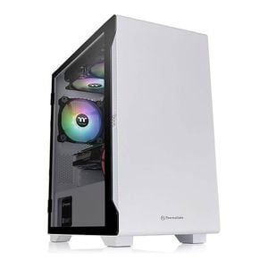 Thermaltake S100 Snow Edition Tempered Glass Micro-ATX - White [CA-1Q9-00S6WN-00]